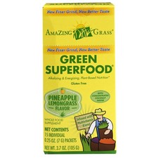 Amazing Grass Green Superfood® Gluten Free Pineapple Lemongrass -- 15 Packets