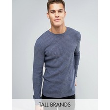  TALL Cable Knit Sweater with Rib Detail