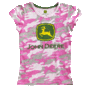 John Deere Toddler Pink Camo T-Shirt