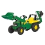 John Deere Riding Pedal Tractor With Backhoe