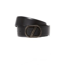 Z Zegna Z Logo Reversible Adjustable Belt