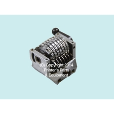 Numbering Machine 16.7in Morgana 7 Digits Convex Forward