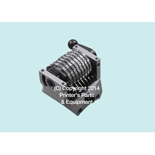 Numbering Machine 16.7in Morgana 8 Digits Convex Backward