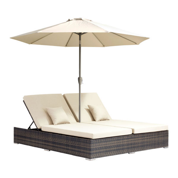 Double Chaise Lounge Outdoo...
