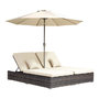 Double Chaise Lounge Outdoo...