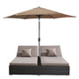 Outdoor Double Chaise Loung...