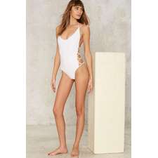 Moon Dust Lace-up Swimsuit 