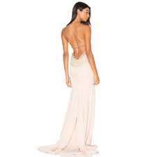 Gemeli Power Jay & Co Gown in Gold Blossom 
