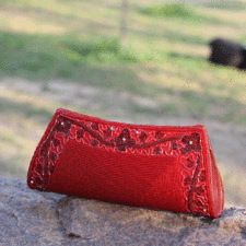 Red Riding Hood Clutch - Zarood -  Quality Fashion from the Heart of India - 1