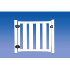Closed Picket Fence Gate