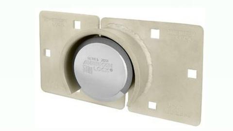 American Lock Round Pad Lock