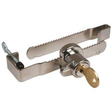 Glass Showcase Lock (Ratchet Lock For Glass Cabinet Display) - For Heavy Usage