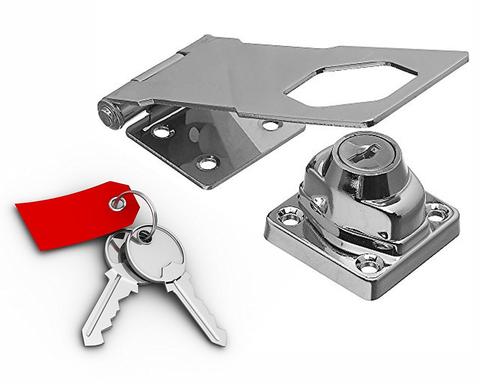 T-Locks 4 1/2" Keyed Hasp L...