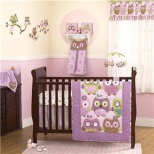 CoCo & Company Owl Wonderland 4-Piece Bedding Set