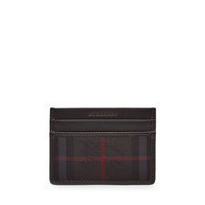 Card Holder with Check Print  