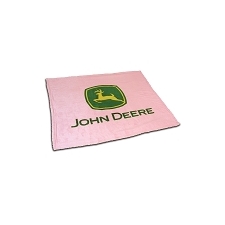 John Deere 48" x 60" Pink Sherpa Blanket