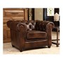 ABBYSON LIVING Tuscan Premium Living Room Upholstered Comfortable High Grade Leather Armchair
