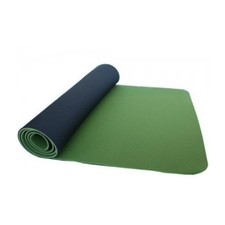 Thinksport Yoga Mat, Black/Green