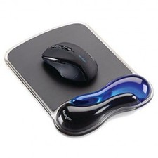 Kensington Duo Gel Mouse Pad with Wrist Rest - Blue (K62401AM)
