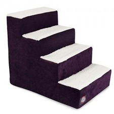 4 Step Portable Pet Stairs By Majestic Pet Products Villa Aubergine Steps for Cats and Dogs Purple