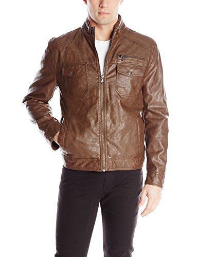 Brown Leather Jacket for Men