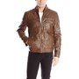 Brown Leather Jacket for Men