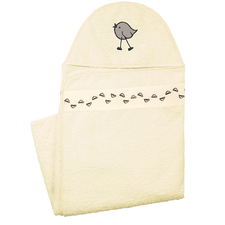 Kushies Hooded Towel Yellow