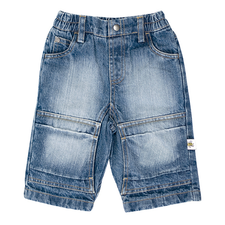 Kushies Bee's Knees Crawling Pants Denim