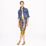 Long No. 2 pencil skirt in ...