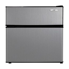 3.1 cu.ft. double door refrigerator with energy star - white