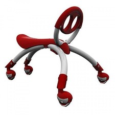 Ybike Red Multi Direction Caster Wheels Pewi Ride-on