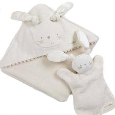 Natures Purest - organic personalized baby bathing towel in gift box - PetitePeople, Baby Bath towel
