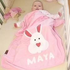 Personalised Baby Bunny Blankets - PetitePeople, Blanket