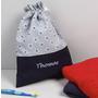Boy's Personalised Blue Star Wash Bag