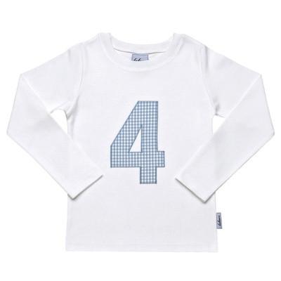 Fine T-Shirt with Gingham N...