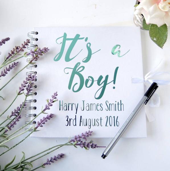 New Baby Boy Guest Book