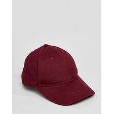  Baseball Cap In Burgundy