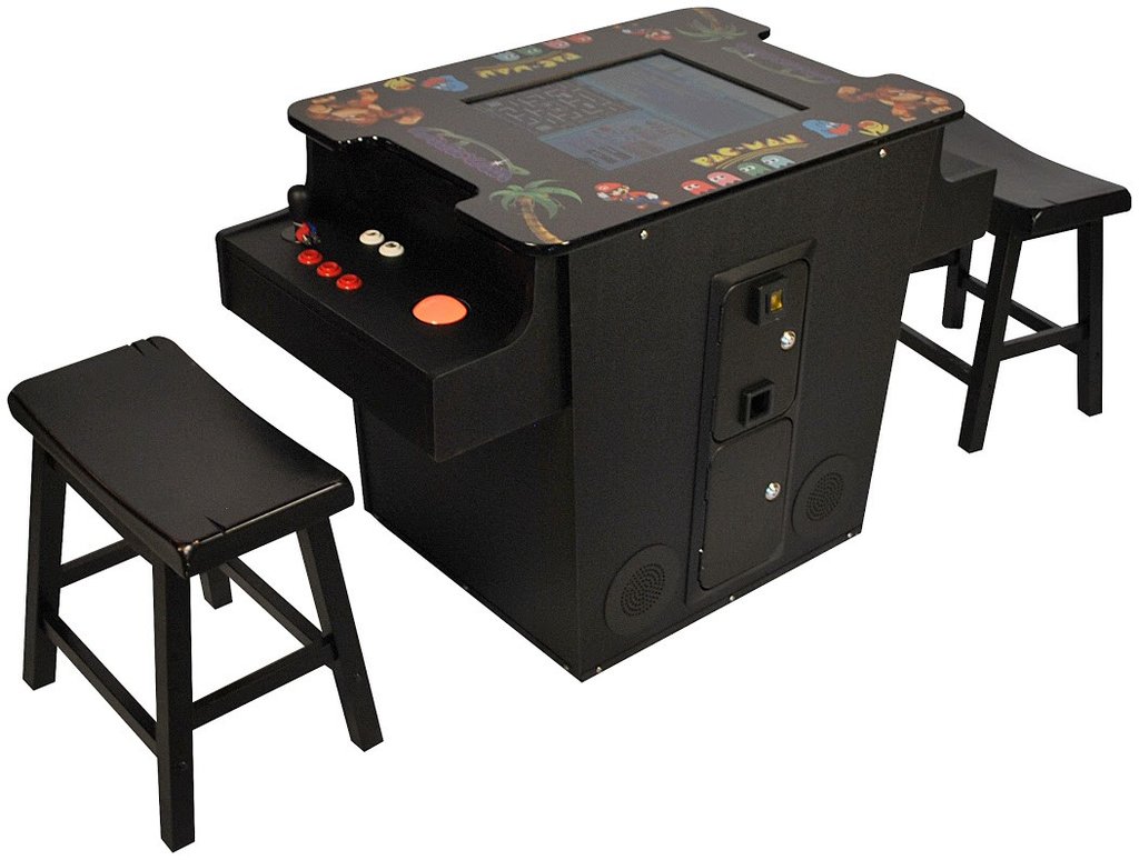 COCKTAIL TABLE ARCADE GAME-...