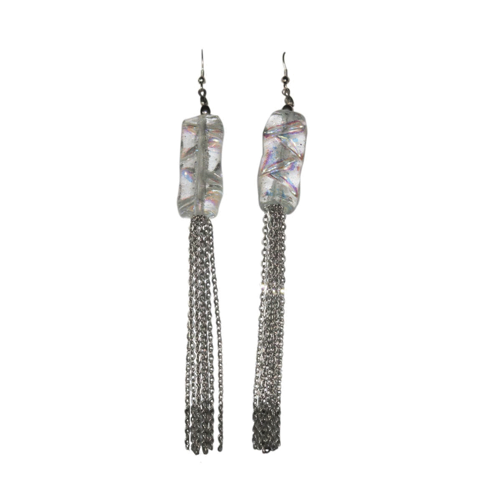 Silver Chains Earring - Zar...
