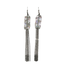 Silver Chains Earring - Zarood -  Quality Fashion from the Heart of India - 1