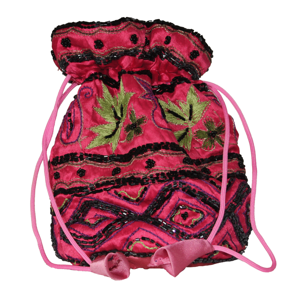 Red & Black Drawstring Bag ...