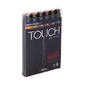 ShinHan Touch Twin 6 Marker Set Wood Color at Magazine Cafe Store NYC USA