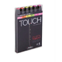ShinHan Touch Twin 6 Marker Set (Flourescent) at Magazine Cafe Store NYC USA