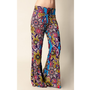 Blu Moon Lace Up Bell Pants