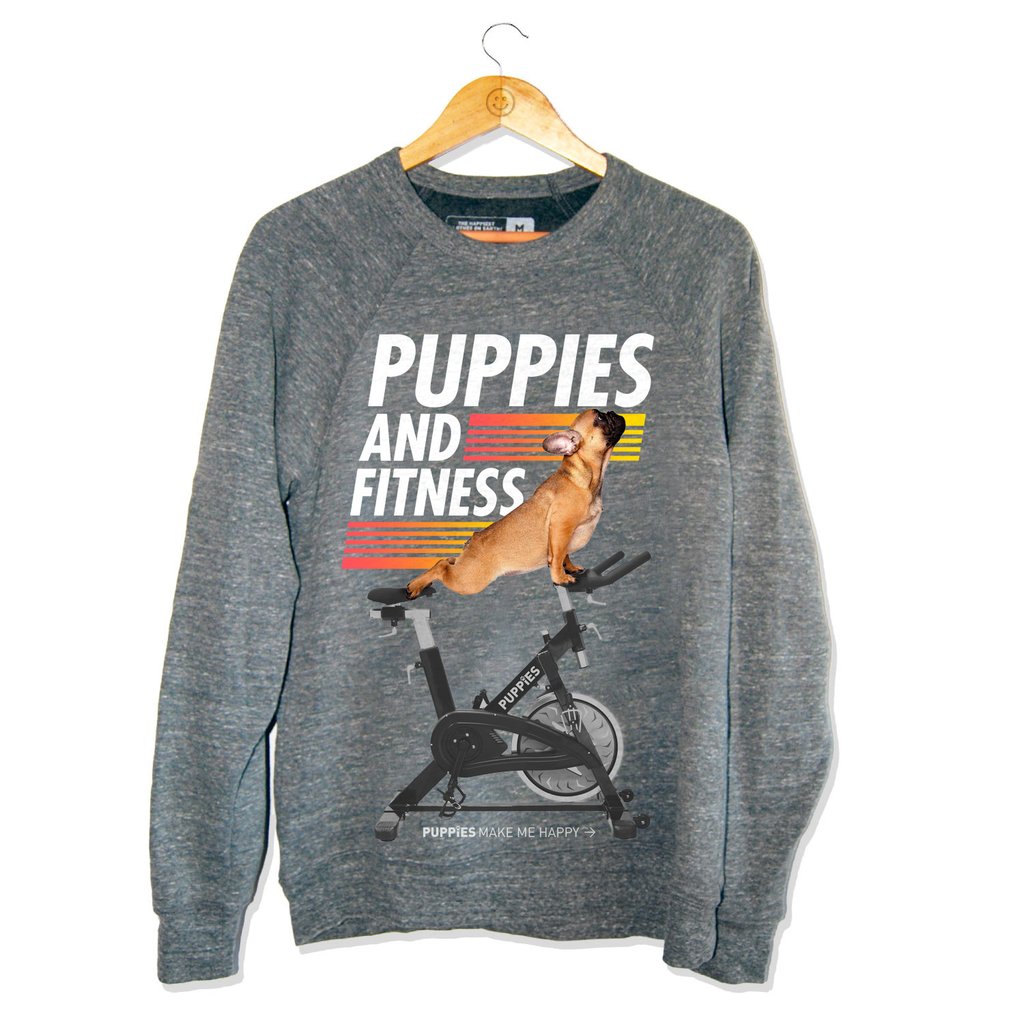 Puppies & Fitness | Gray Cr...