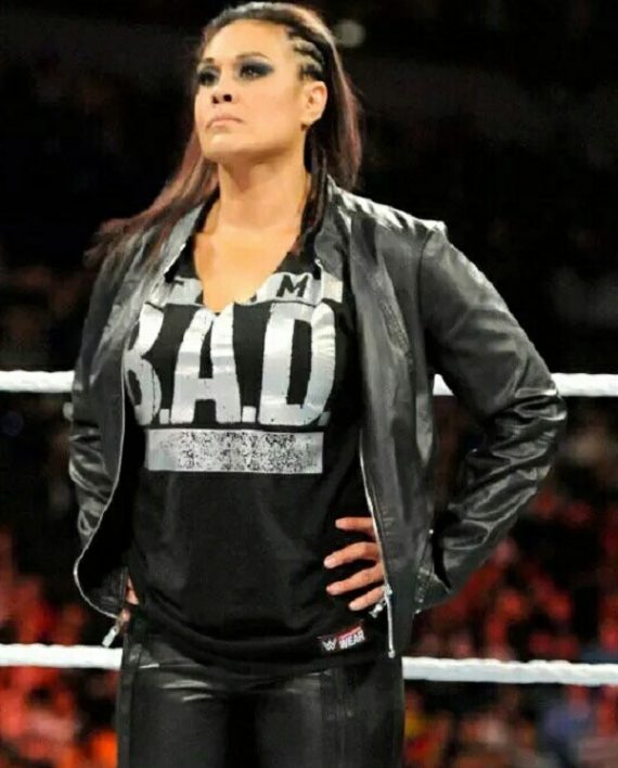 Tamina Snuka Leather Jacket...
