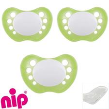 Nip personalized pacifiers Anatomical Silicone from 5 md. 3 in pack - PetitePeople, Pacifier