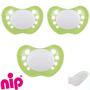 Nip personalized pacifiers Anatomical Silicone from 5 md. 3 in pack - PetitePeople, Pacifier