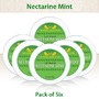 Amazing Ayurveda Luscious Lip Balm Nectarine Mint 0.2 Oz/8g. Pack of 6