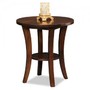Leick Furniture Boa Collection Solid Wood Round Side Table